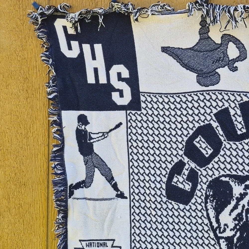 Woven Wall Hanging Banket Council High School Cobra Mascot